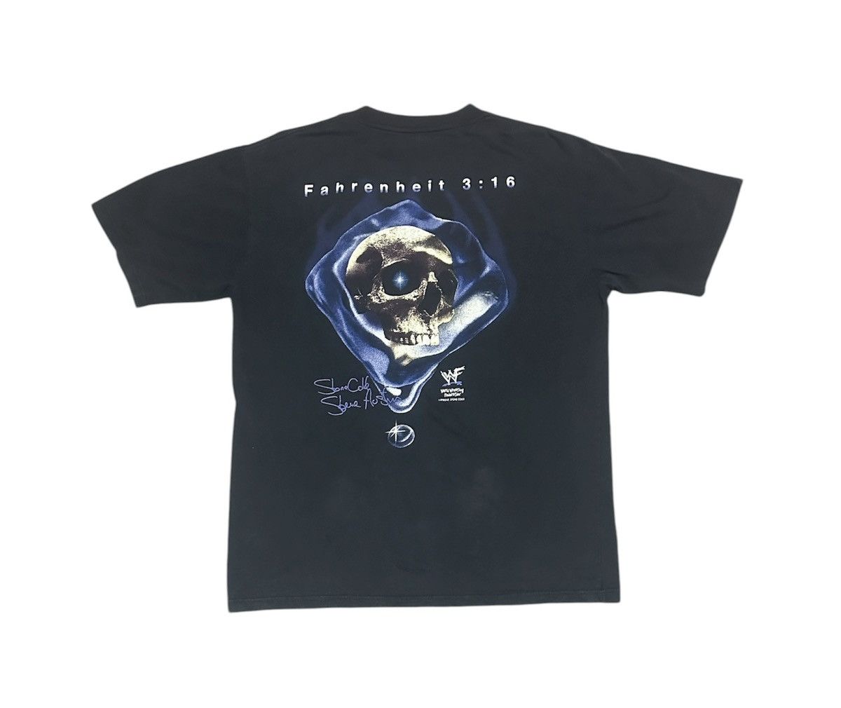 WWF Vintage Stone Cold Farenheit 3:16 Tshirt Size US XL / EU 56 / 4 - 1 Thumbnail