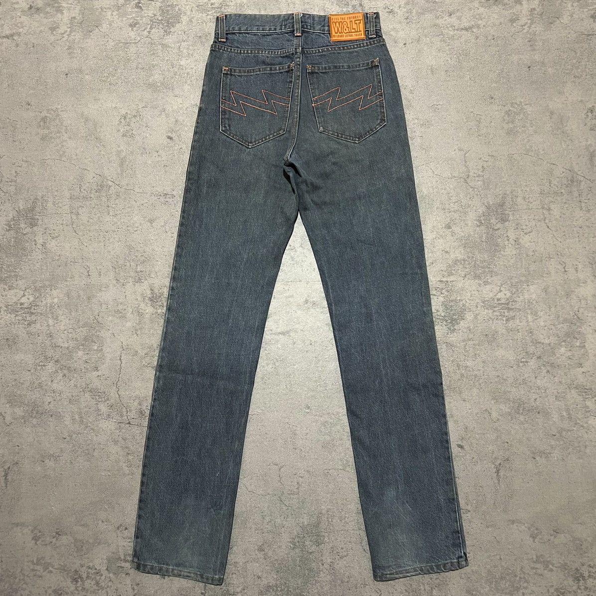 Walter Van Beirendonck W&LT Thunderbolt Straight Cut Denim Jeans Size US 27 - 5 Thumbnail
