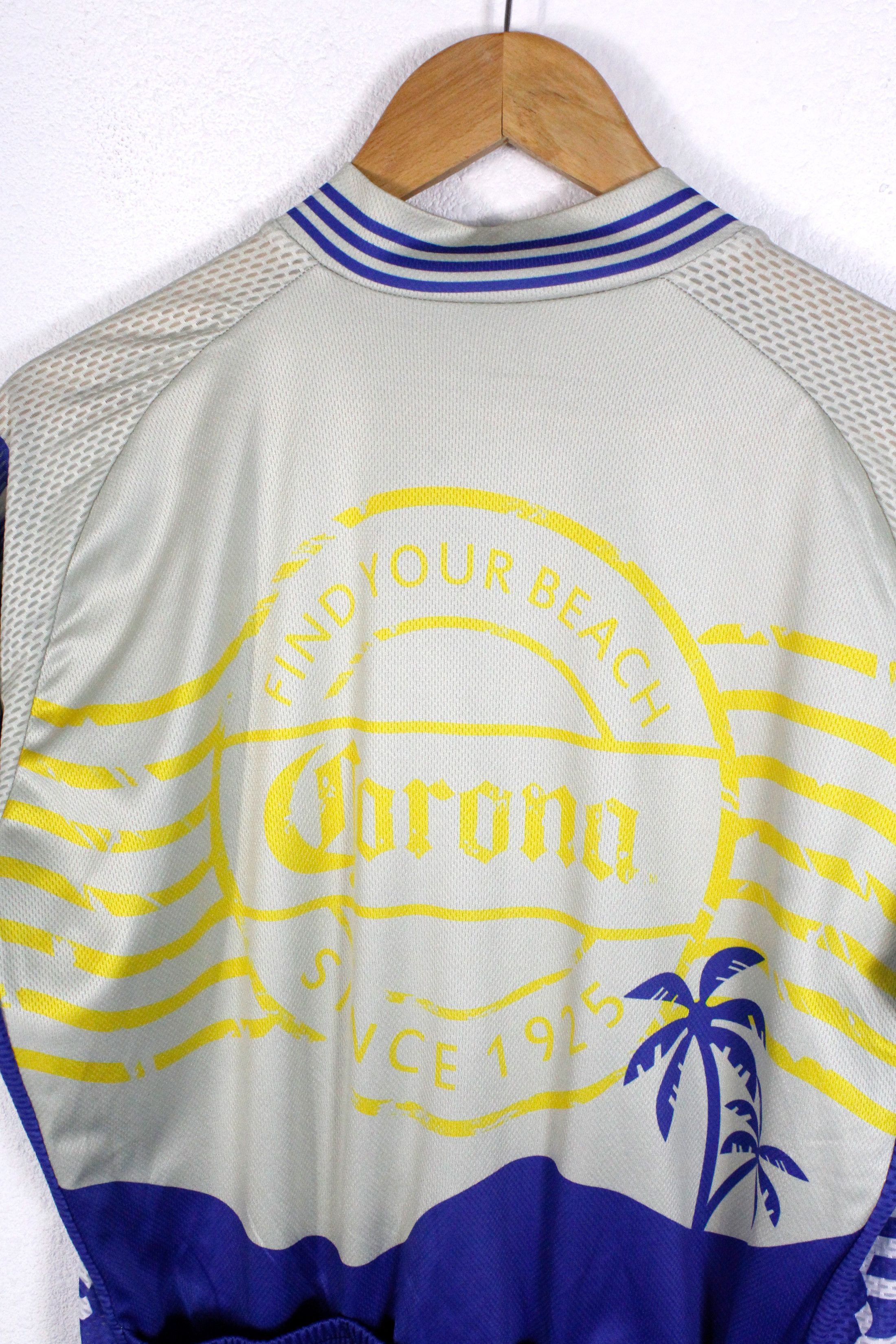 Vintage Vintage Corona All Over Printed Cycling Jersey Tee Tshirt Size US XXL / EU 58 / 5 - 6 Thumbnail