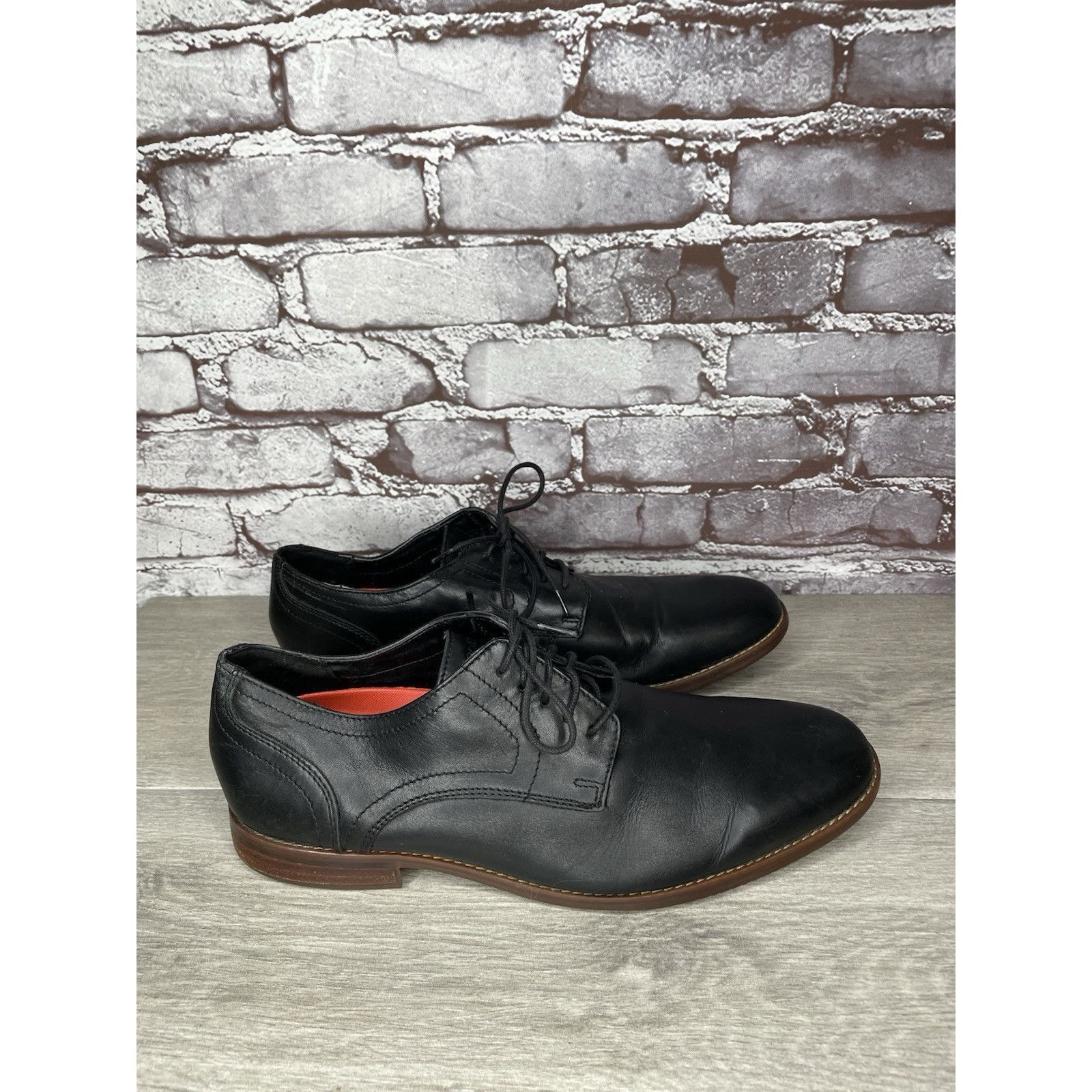 Rockport Rockport Trutech Black Leather Oxfords Brown Casual Shoes Me Size US 10 / EU 43 - 15 Thumbnail