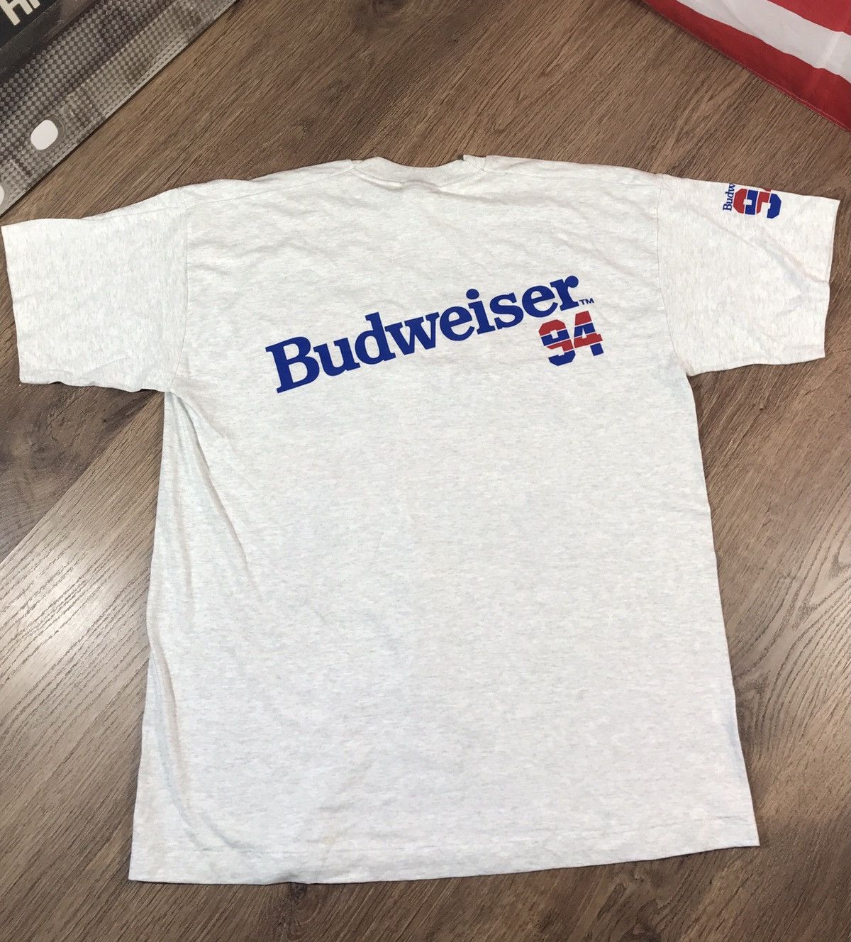 Budweiser × Vintage Vintage 1994 Budweiser T Shirt Size US XL / EU 56 / 4 - 7 Thumbnail