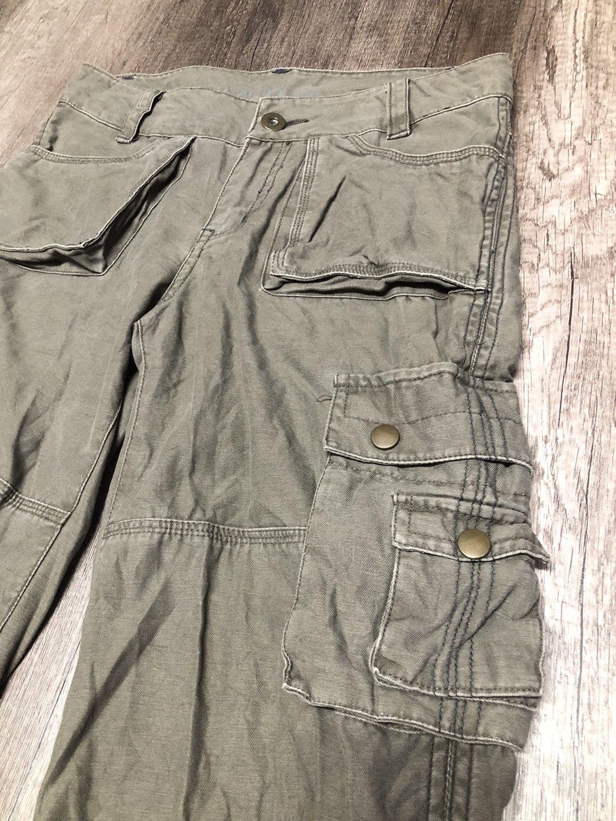 Designer × Japanese Brand Vintage Magic Square Cargo Pant Multi Pocket Size US 29 - 12 Thumbnail