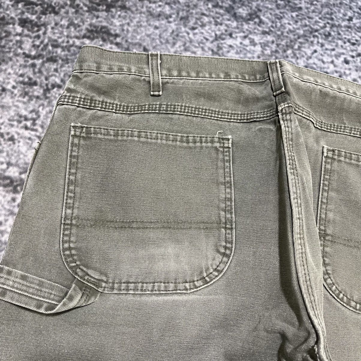 Dickies VINTAGE BAGGY DICKIES FADED GREEN WORKWEAR CARPENTER JEANS Size US 40 / EU 56 - 5 Thumbnail