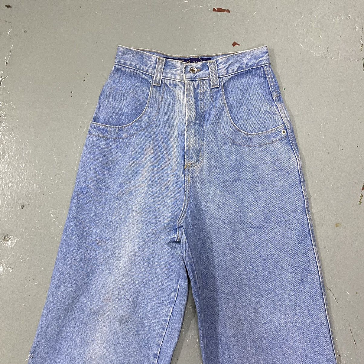 JNCO × Vintage Vintage Solo Baggy Denim Jeans Wide Leg Flare Size US 27 - 6 Thumbnail