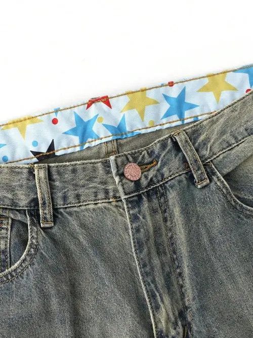 Jean × Vintage VIntage Straight Leg VIntage Retro Jeans Size US 32 / EU 48 - 2 Thumbnail