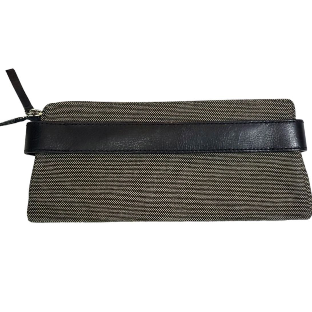 Banana Republic Banana Republic | Black and Tan Clutch w/ Leather Accents Size ONE SIZE - 2 Thumbnail