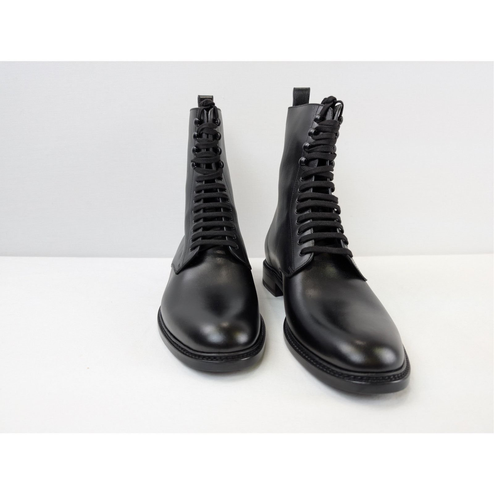 Saint Laurent Paris o1rshd1 Stalker Army 20 Lace up Boots in Nero Size US 10 / EU 43 - 5 Thumbnail