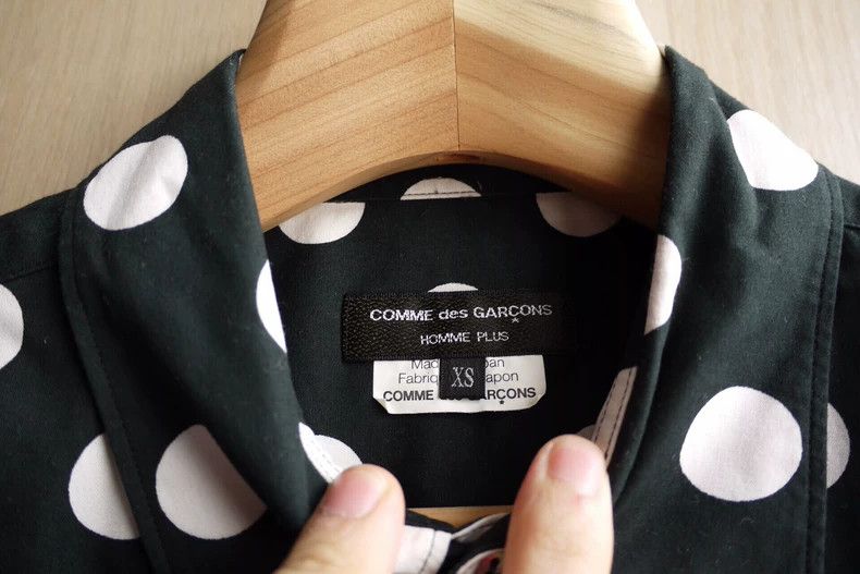 Comme des Garcons Comme Des Garcons Black polka-dot shirt Size XS / US 0-2 / IT 36-38 - 4 Thumbnail