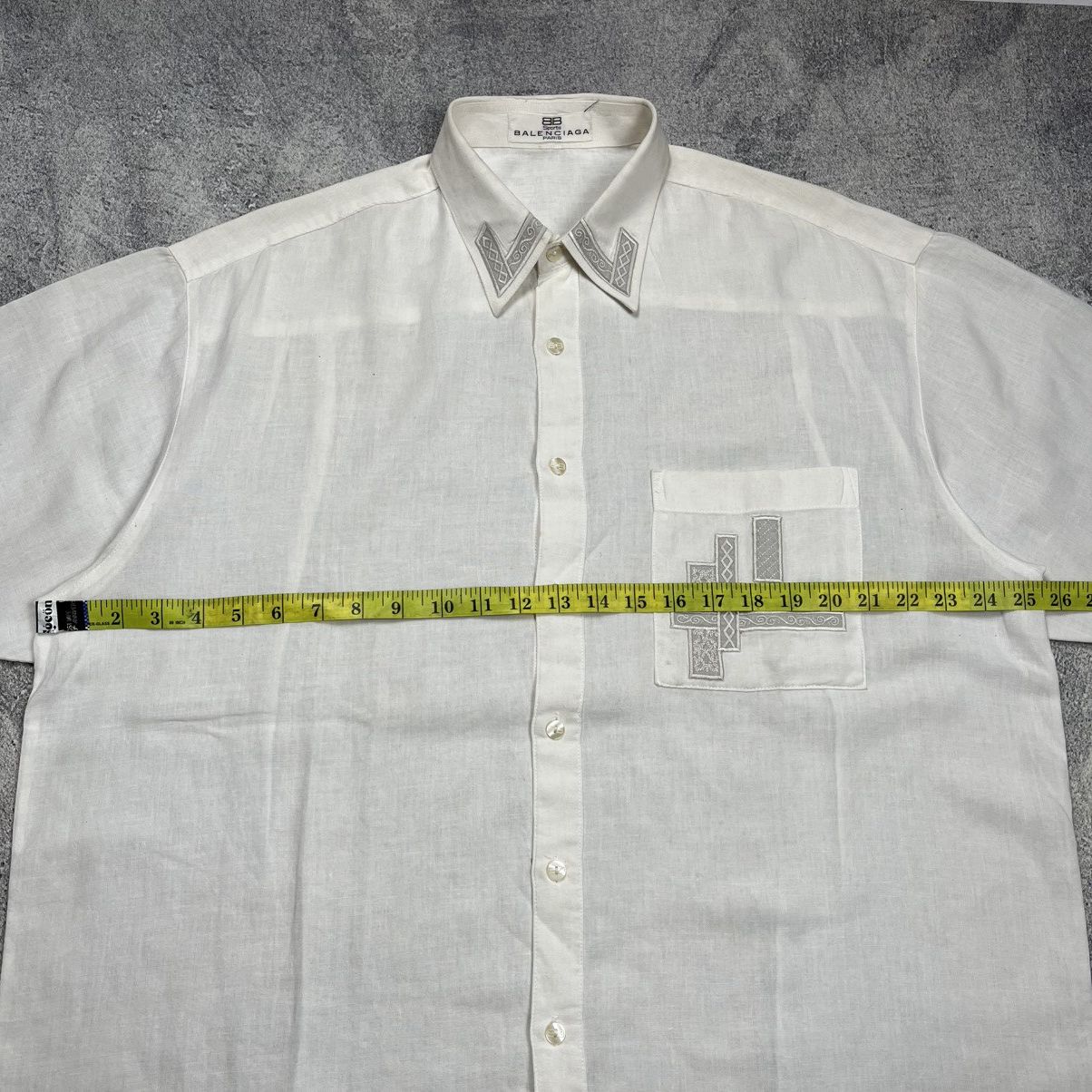 Balenciaga Balenciaga Button Up Pocket Shirt Size US XL / EU 56 / 4 - 8 Thumbnail