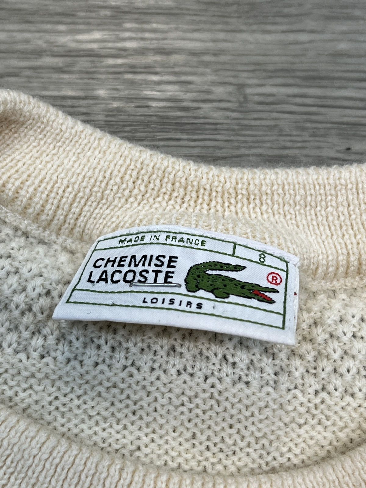 Lacoste Vintage 90s Lacoste Wool acryl Knit yellow Sweater Size US XL / EU 56 / 4 - 6 Thumbnail