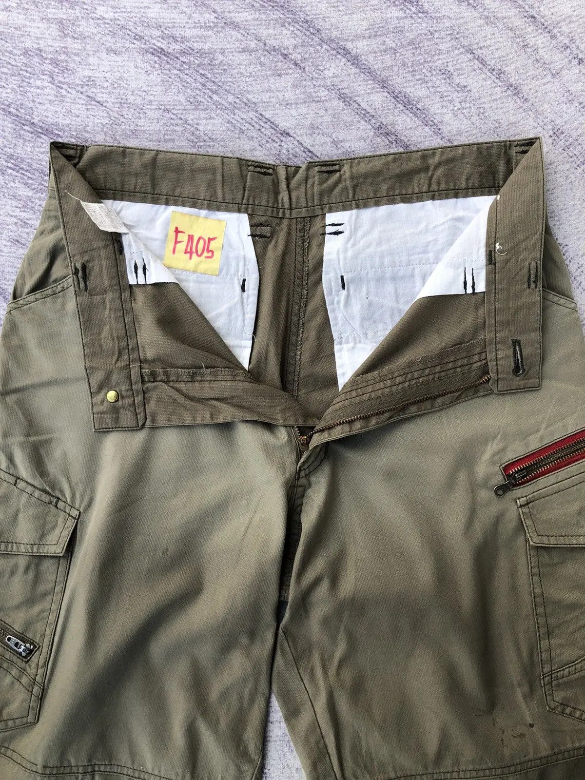 Japanese Brand Faded Cargo Jawin Multipocket Tactical Pants Size US 30 / EU 46 - 7 Thumbnail