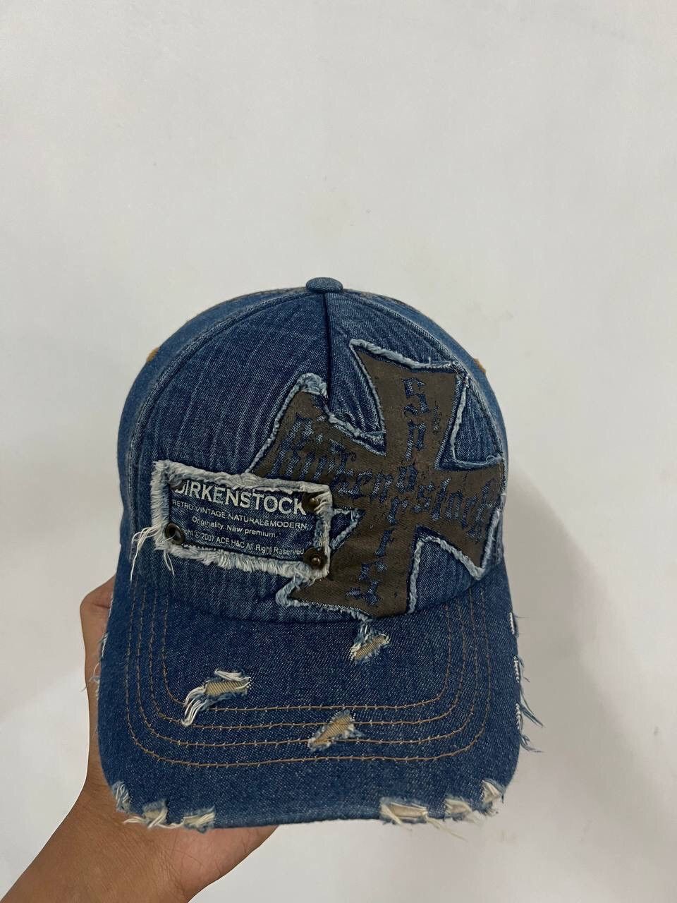 Birkenstock Birkenstock Distressed Denime Hat Size ONE SIZE - 6 Thumbnail