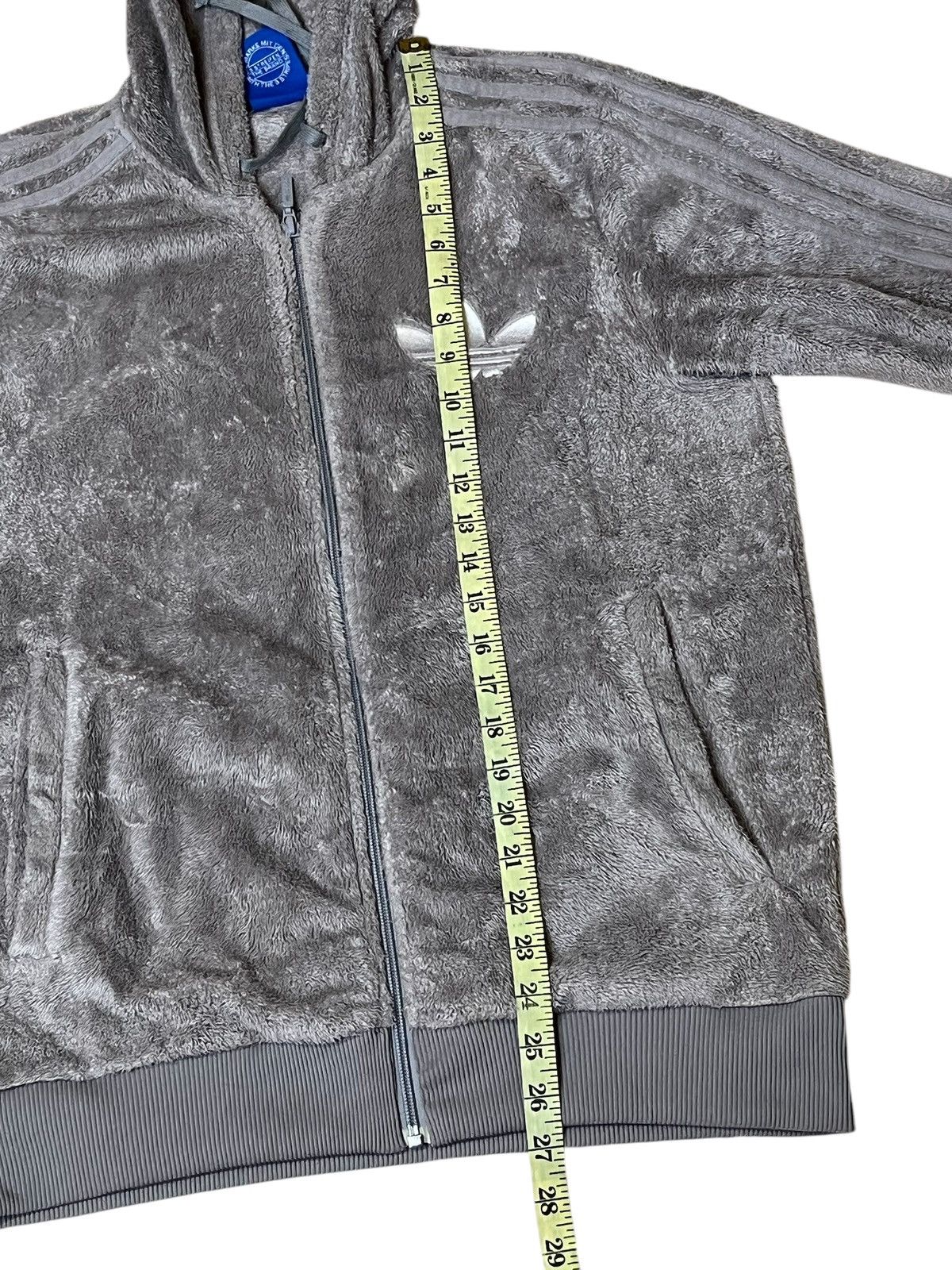 Adidas ADIDAS FLEECE BIG LOGO ZIPPER HOODIES Size US M / EU 48-50 / 2 - 10 Thumbnail