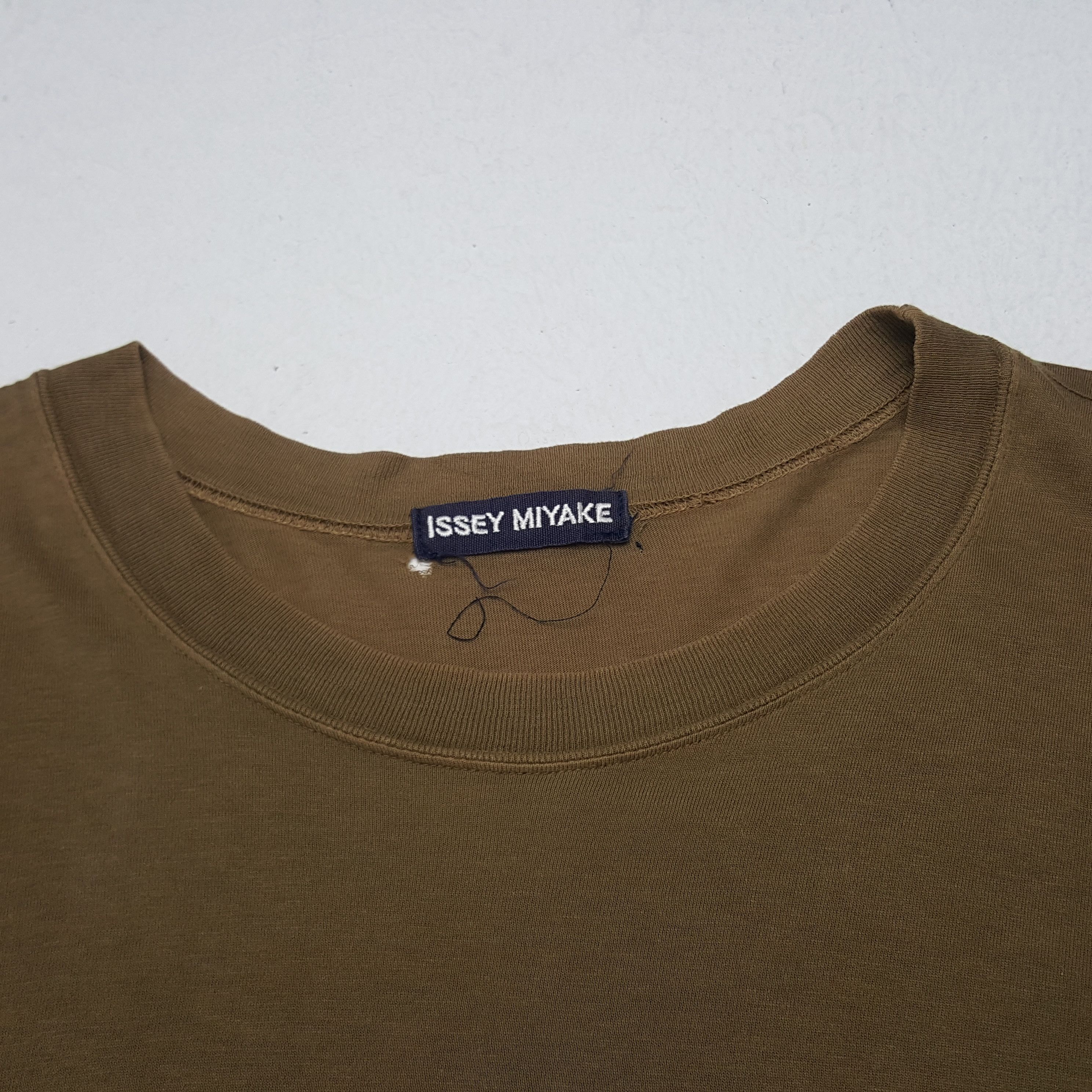 Issey Miyake × Japanese Brand × Vintage Vintage Issey Miyake Japanese Designer Distressed Tshirt Size US L / EU 52-54 / 3 - 4 Thumbnail