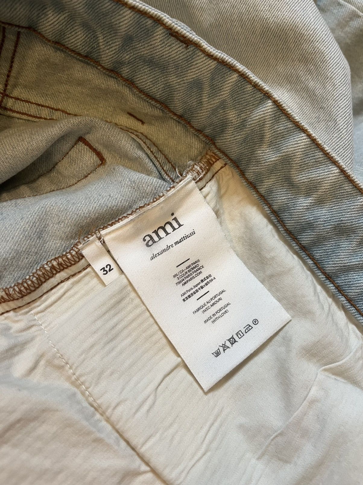 AMI AMI Paris Tapered Fit Mens Jeans size 32 Size US 32 / EU 48 - 5 Thumbnail