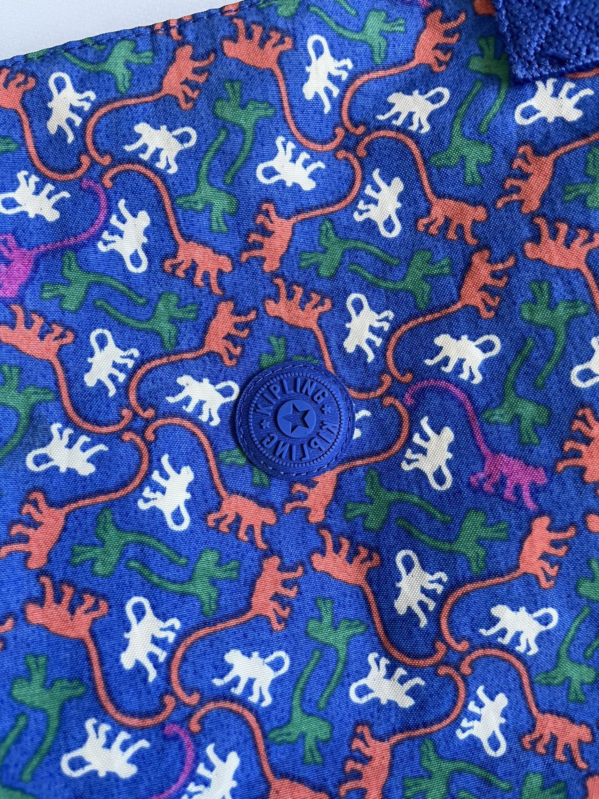Other Kipling Women Blue Monogram Synthetic Shoulder Bag Size ONE SIZE - 3 Thumbnail