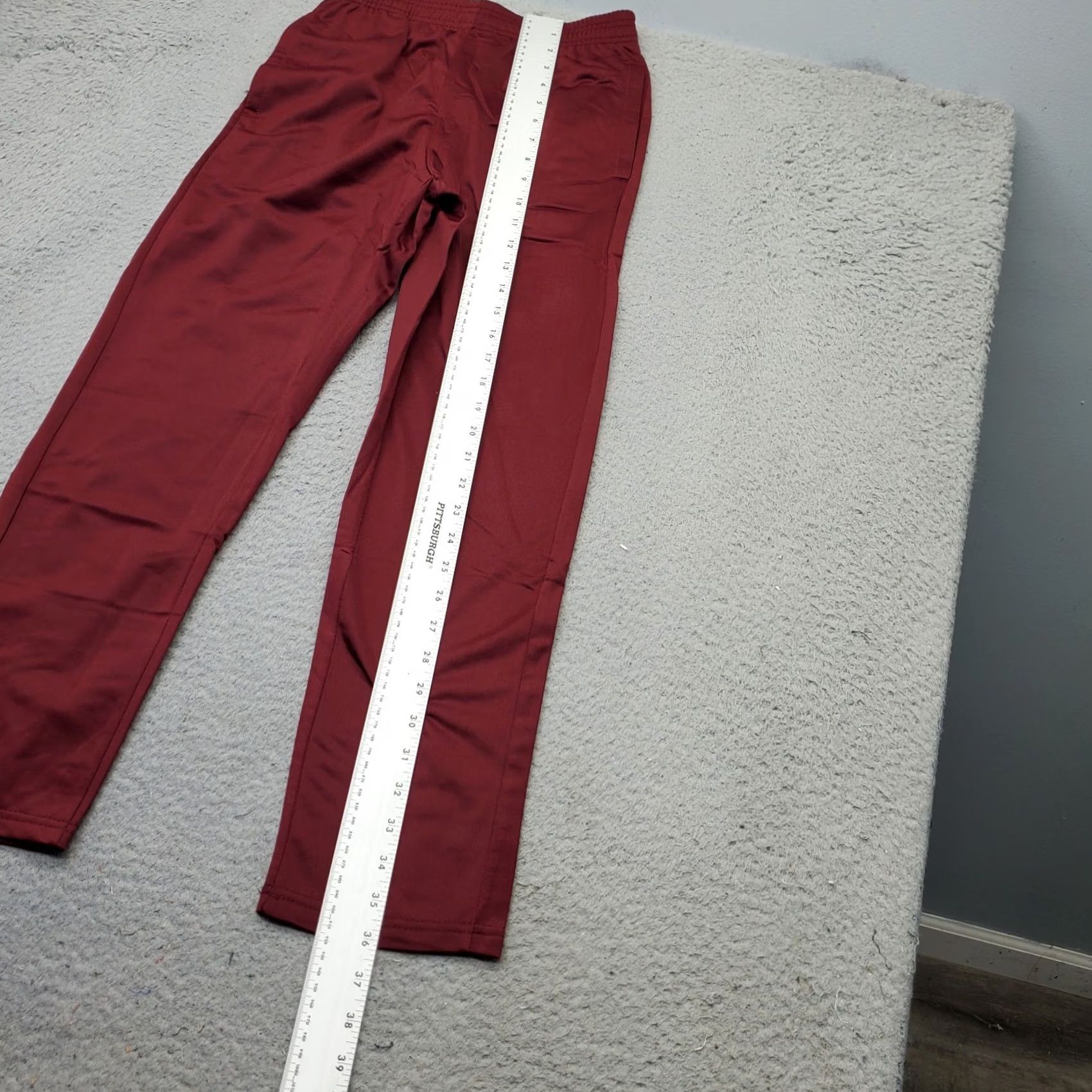 Vintage Ultra Performance Womens Burgundy Track Pants Sweatpants M Size Pockets Elastic Waist Athletic Streetwear Outdoor Size 32" / US 10 / IT 46 - 4 Thumbnail