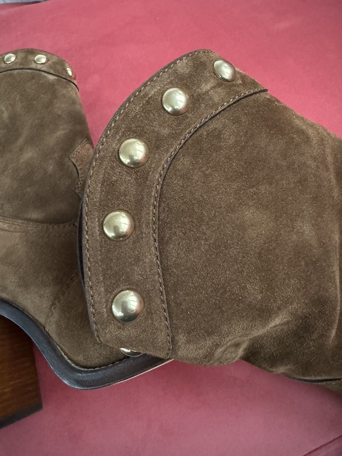 Saint Laurent Paris Saint Laurent Kate brown suede boots, 36 it Size US 6 / IT 36 - 11 Thumbnail