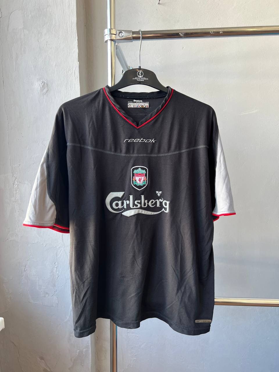 Reebok 2002/2003 LIVERPOOL FC AWAY SOCCER JERSEY FOOTBALL SHIRT XL Size US XL / EU 56 / 4 - 2 Thumbnail