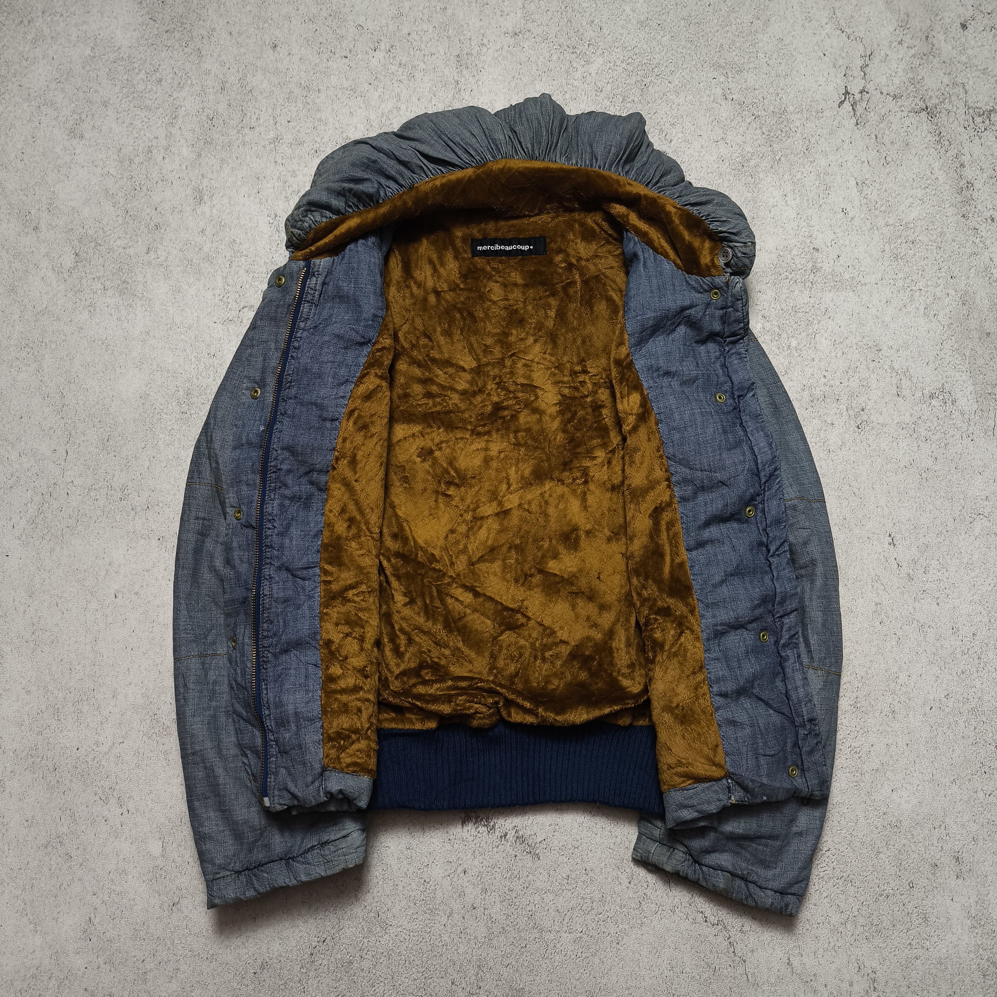 Issey Miyake Mercibeaucoup by Issey Miyake Puff Collar Lightweight Denim Size S / US 4 / IT 40 - 6 Thumbnail