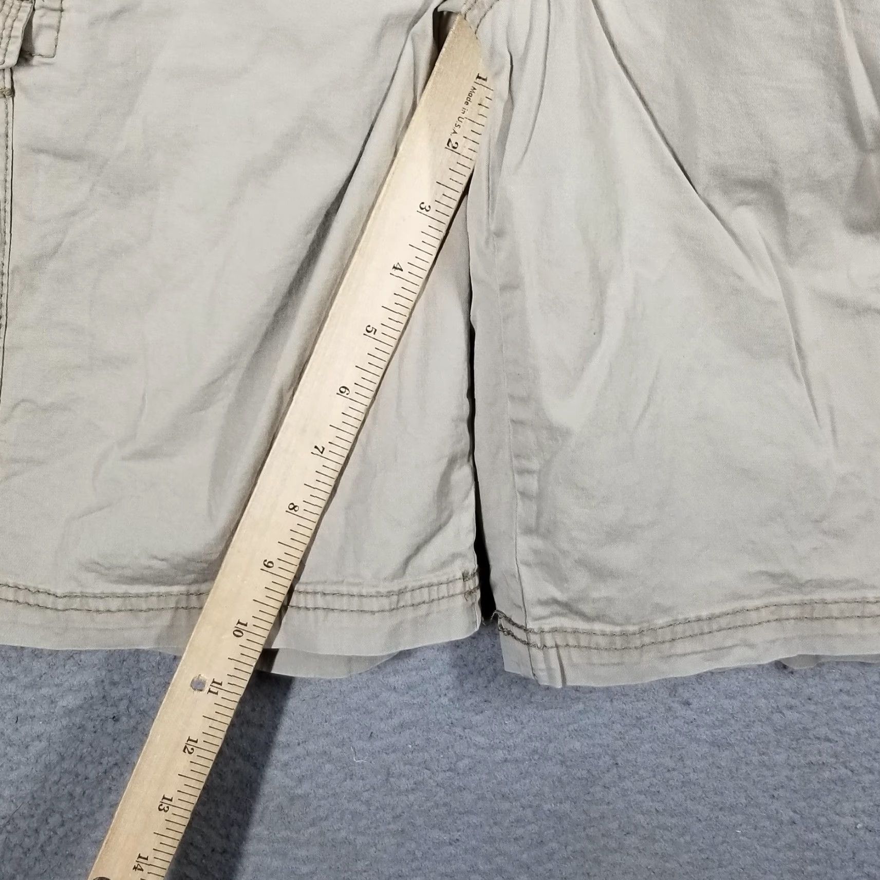Vintage UNIONBAY Cargo Shorts Mens 36 Khaki Stretch Cotton Utility Casual Size US 36 / EU 52 - 5 Thumbnail
