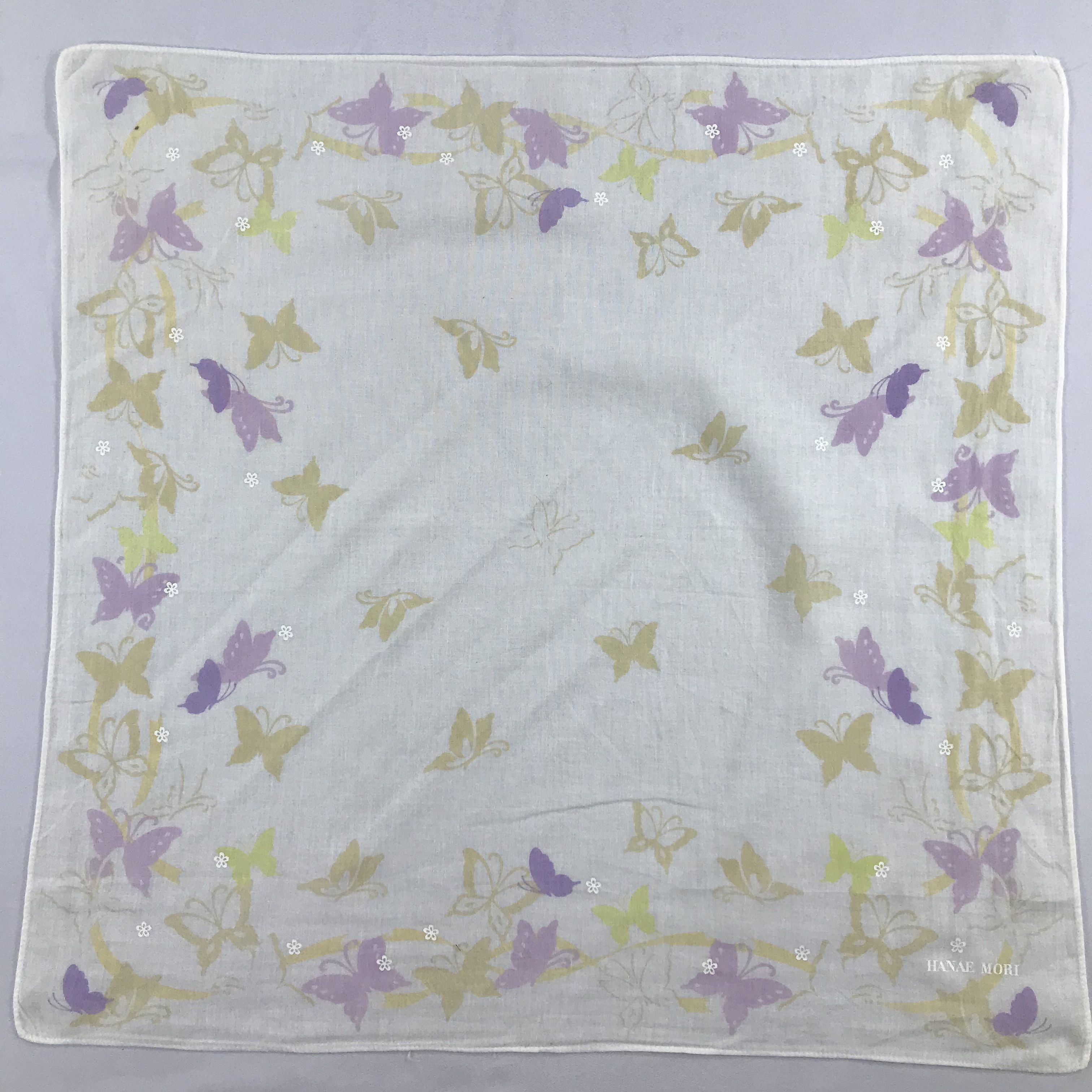 Hanae Mori × Vintage Hanae Mori Bandana / Handkerchief / Neckerchief - S2200 Size ONE SIZE - 1 Thumbnail