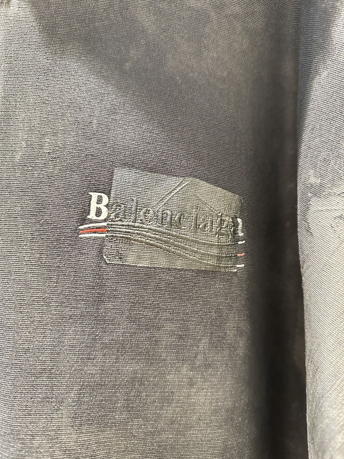 Balenciaga Balenciaga Mud Dyed Gaffer Zip UP Hoodie Size US XL / EU 56 / 4 - 3 Thumbnail