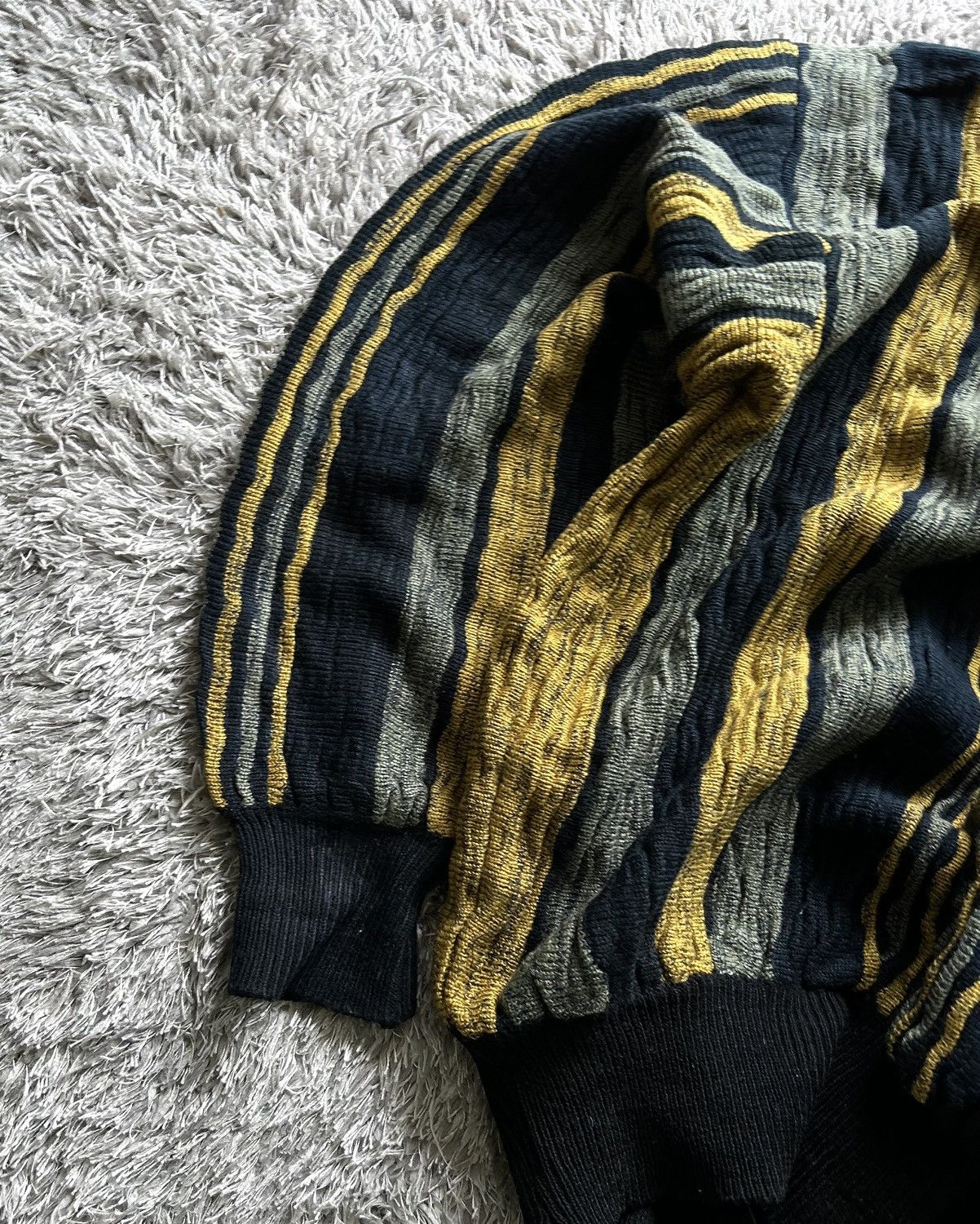 Coogi CRAZY COOGI STYLE BIG GATE CABLE KNIT Size US L / EU 52-54 / 3 - 2 Thumbnail