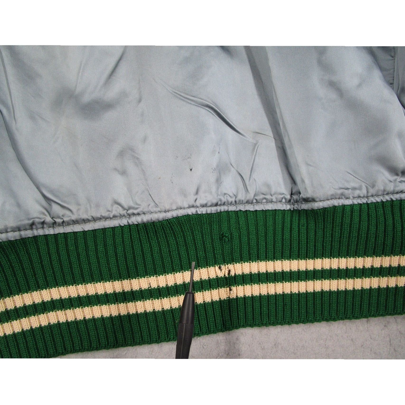 Vintage VINTAGE Whiting Los Angeles Varsity Letterman Jacket Green Wool Leather Mens 42 L Size US L / EU 52-54 / 3 - 5 Thumbnail