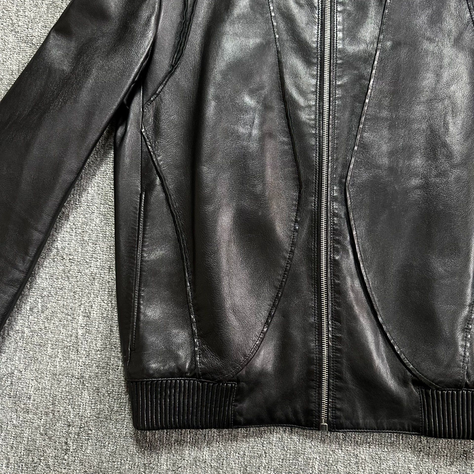 Dior dior homme black leather motorcycle jacket Size US M / EU 48-50 / 2 - 3 Thumbnail