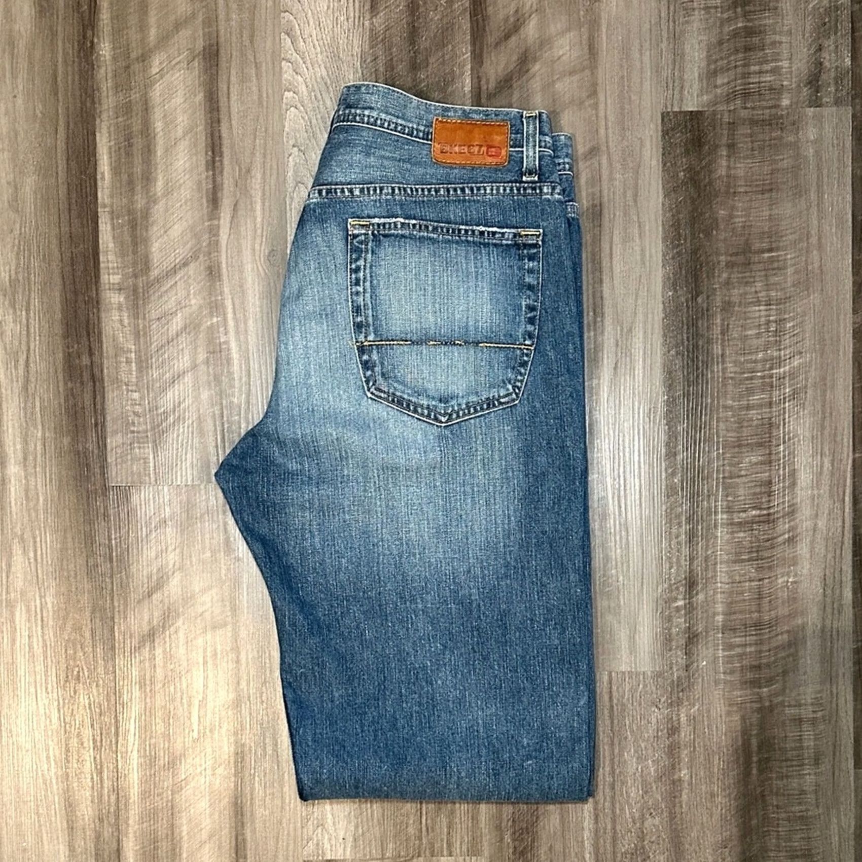 BKE BKE Jeans - Austin Straight Leg, 36 Long, Blue, Men, Regular, 36 Inseam Size US 36 / EU 52 - 2 Thumbnail