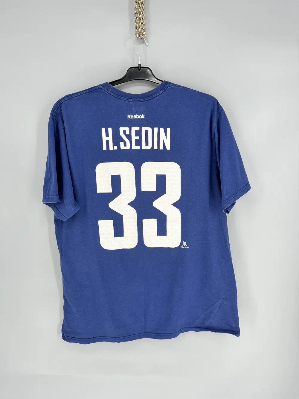 Reebok Reebok NHL T SHIRT Vancouver Canucks Henrik Sedin Size US XL / EU 56 / 4 - 9 Thumbnail