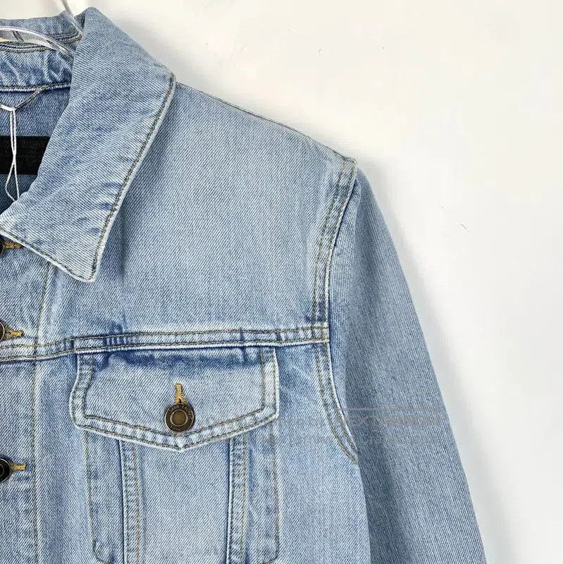 Yves Saint Laurent YSL Blue Women's Jean Jacket Size S . Size S / US 4 / IT 40 - 3 Thumbnail