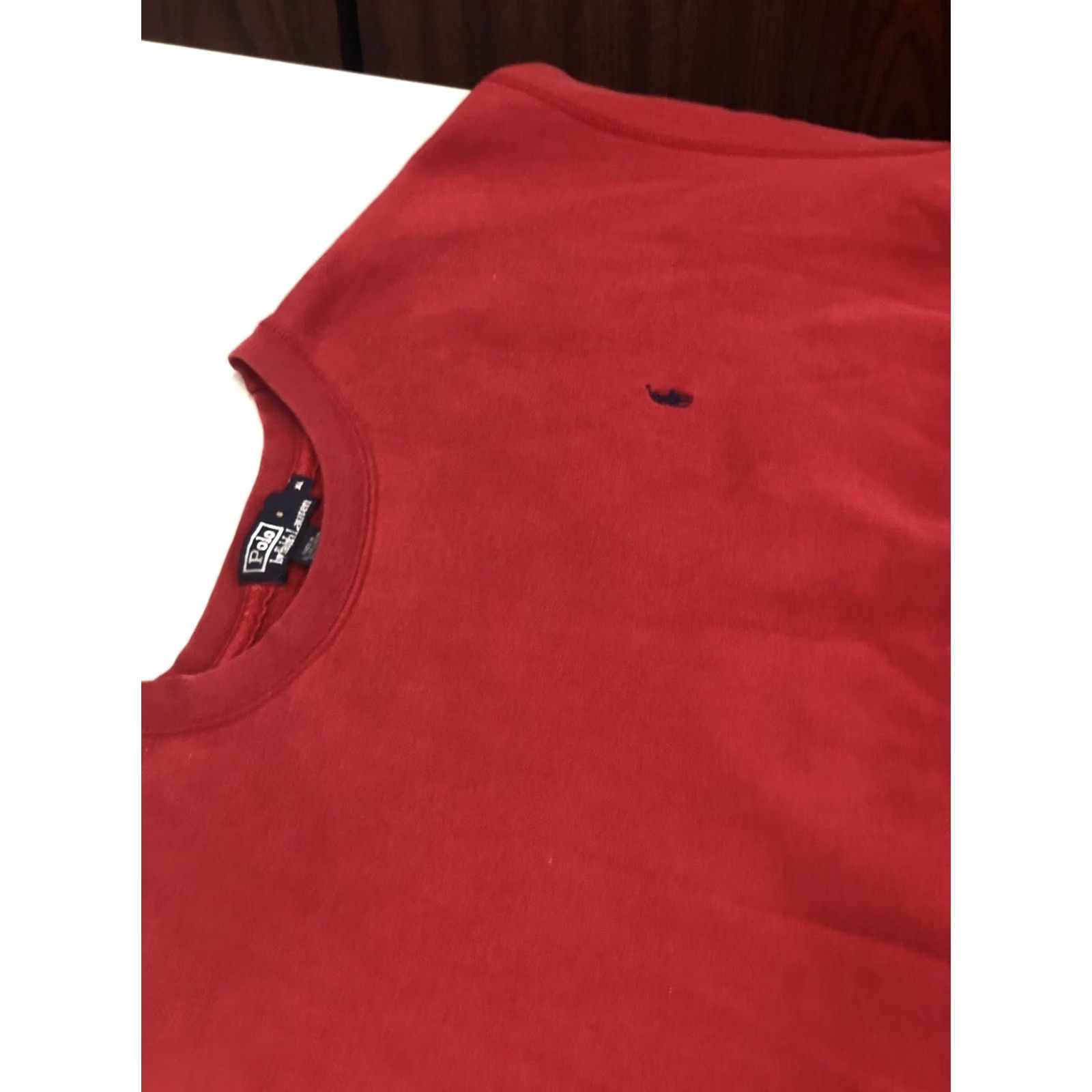 Polo Ralph Lauren Polo Ralph Lauren Men's Red Crew Neck Sweatshirt Long Sleeve XL Size US XL / EU 56 / 4 - 2 Thumbnail