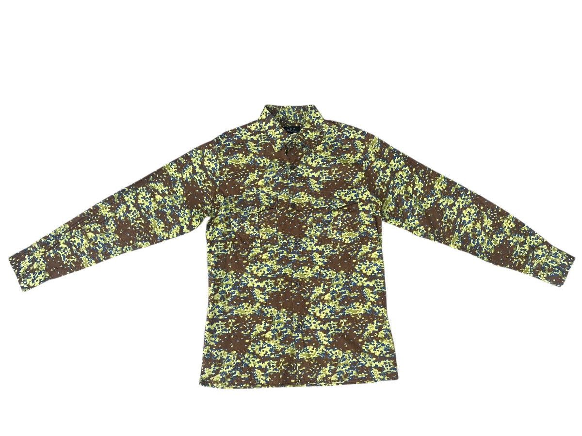 A.P.C. Vintage A.P.C. Made in France Camouflage Long Sleeve Shirt Size US M / EU 48-50 / 2 - 1 Thumbnail
