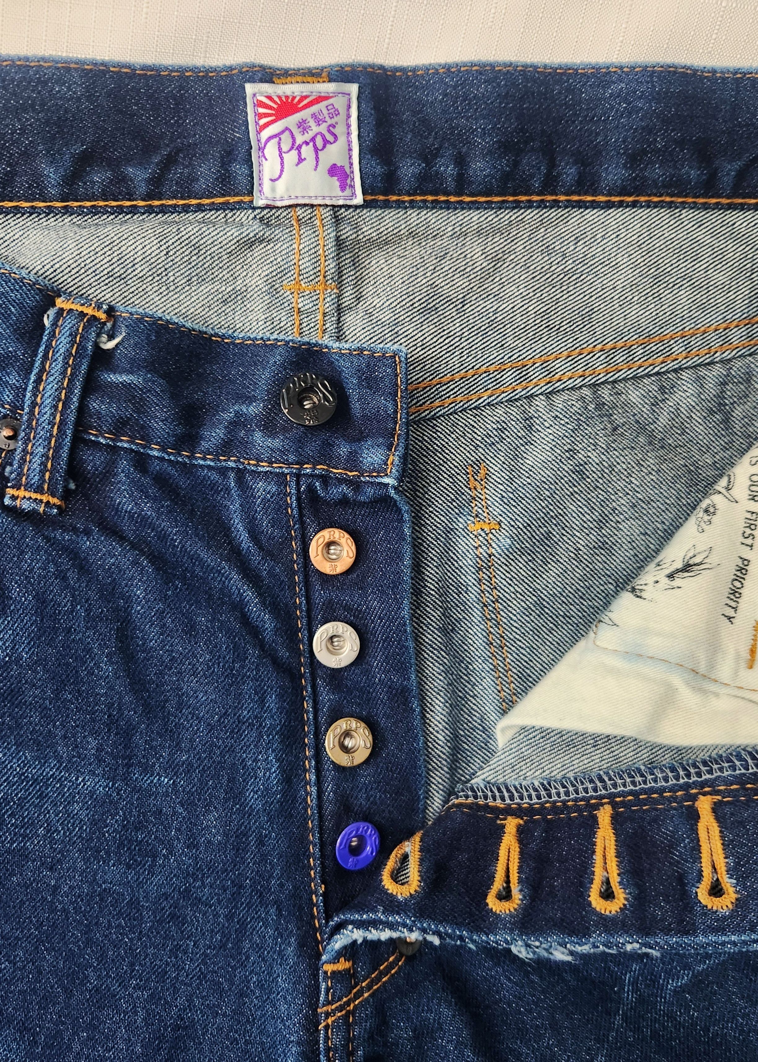 Prps PRPS Limited Edition Rare Japanese Selvedge denim 20 of 109 Size US 31 - 9 Thumbnail
