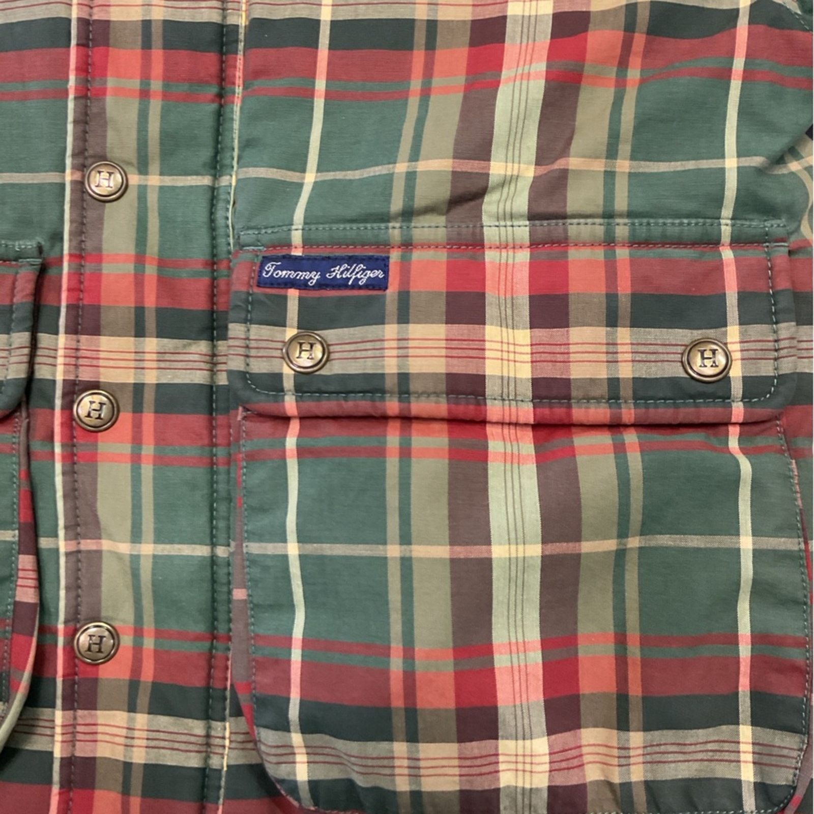 Tommy Hilfiger Tommy Hilfiger Plaid Kids Small Jacket Size US S / EU 44-46 / 1 - 3 Thumbnail