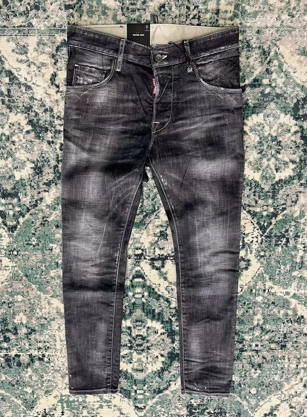 Dsquared2 Black Denim Jeans - Size 28 Size US 28 / EU 44 - 1 Thumbnail