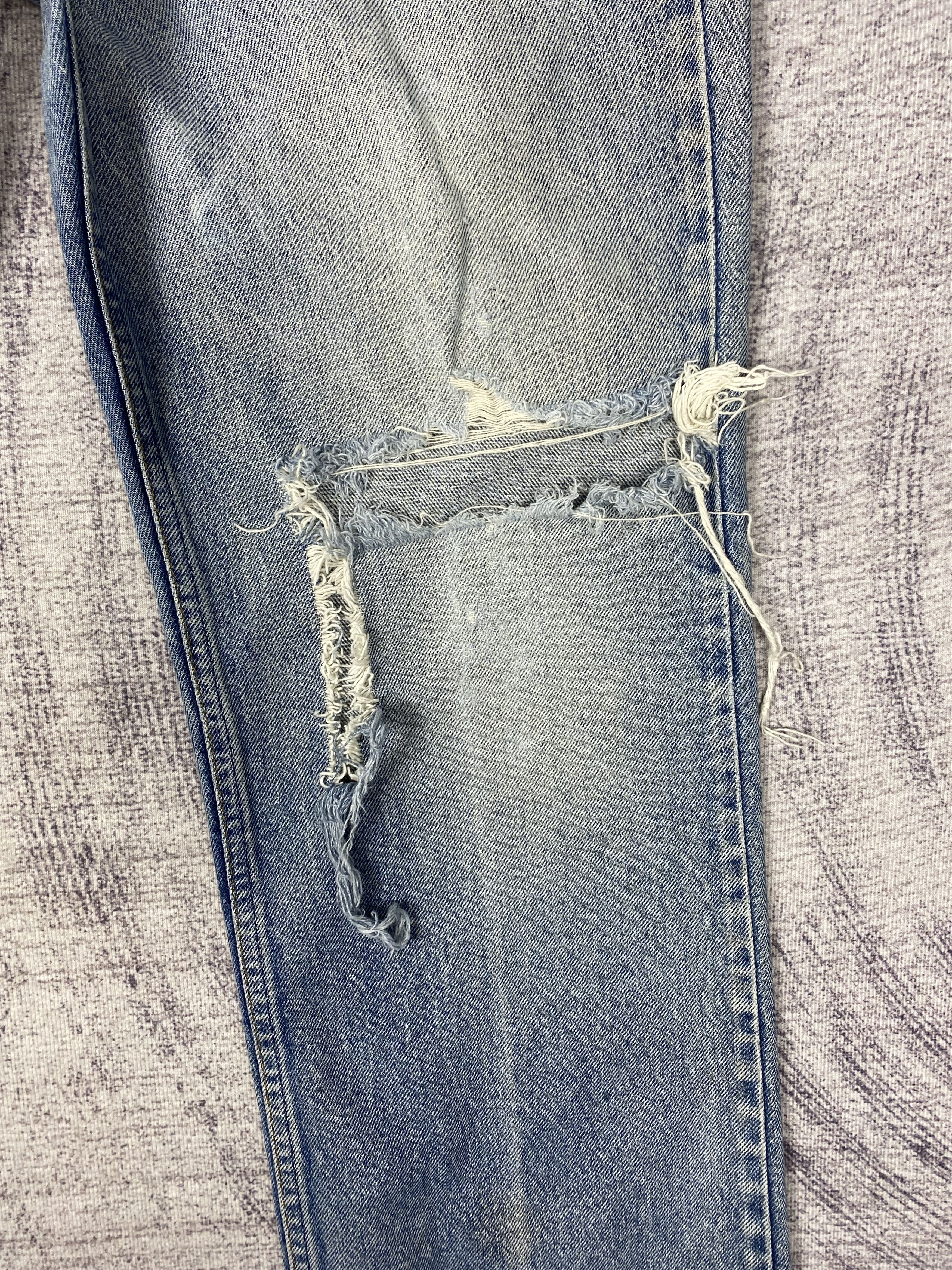 Levi's Vintage Levi's Distressed Blue Denim Jeans PT0481 Size US 38 / EU 54 - 3 Thumbnail