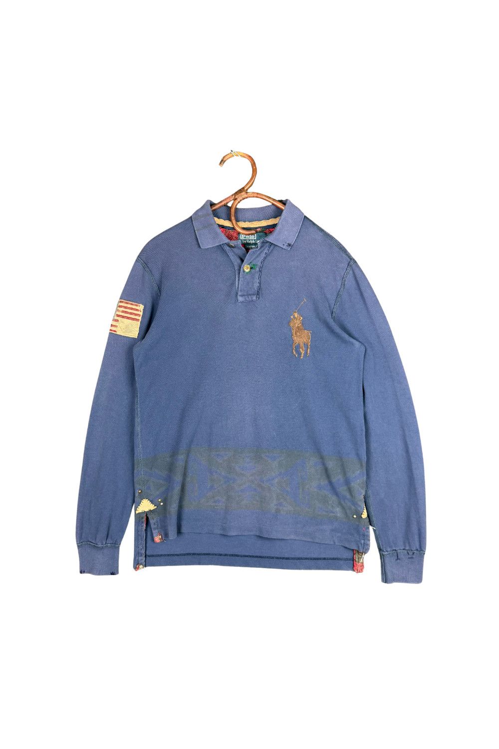 Polo Ralph Lauren FW12 Polo Ralph Lauren Western Heritage Distressed Polo Size US S / EU 44-46 / 1 - 1 Thumbnail