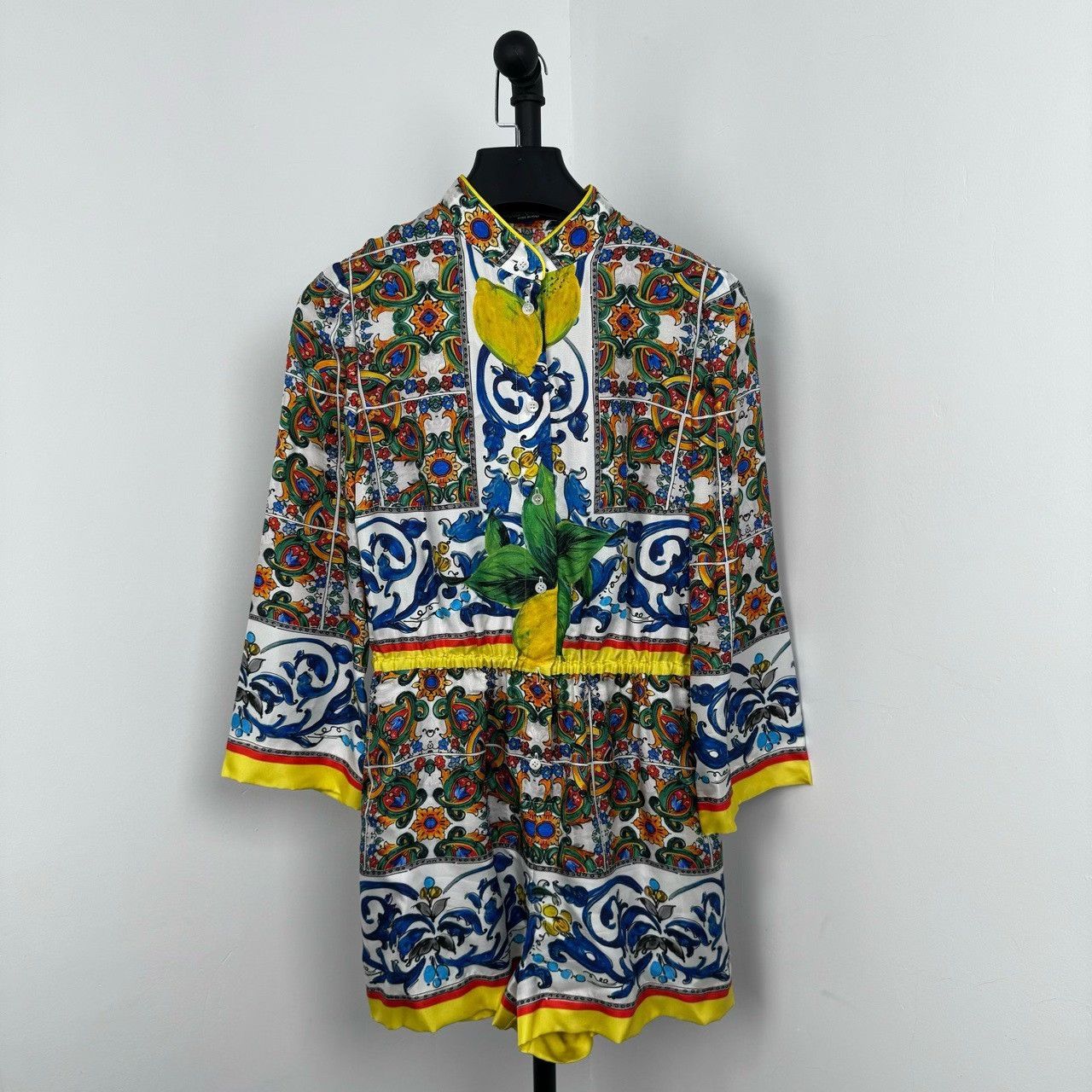 Dolce & Gabbana Dolce Gabbana Silk Playsuit Dress Size 42" / US 20 - 1 Thumbnail
