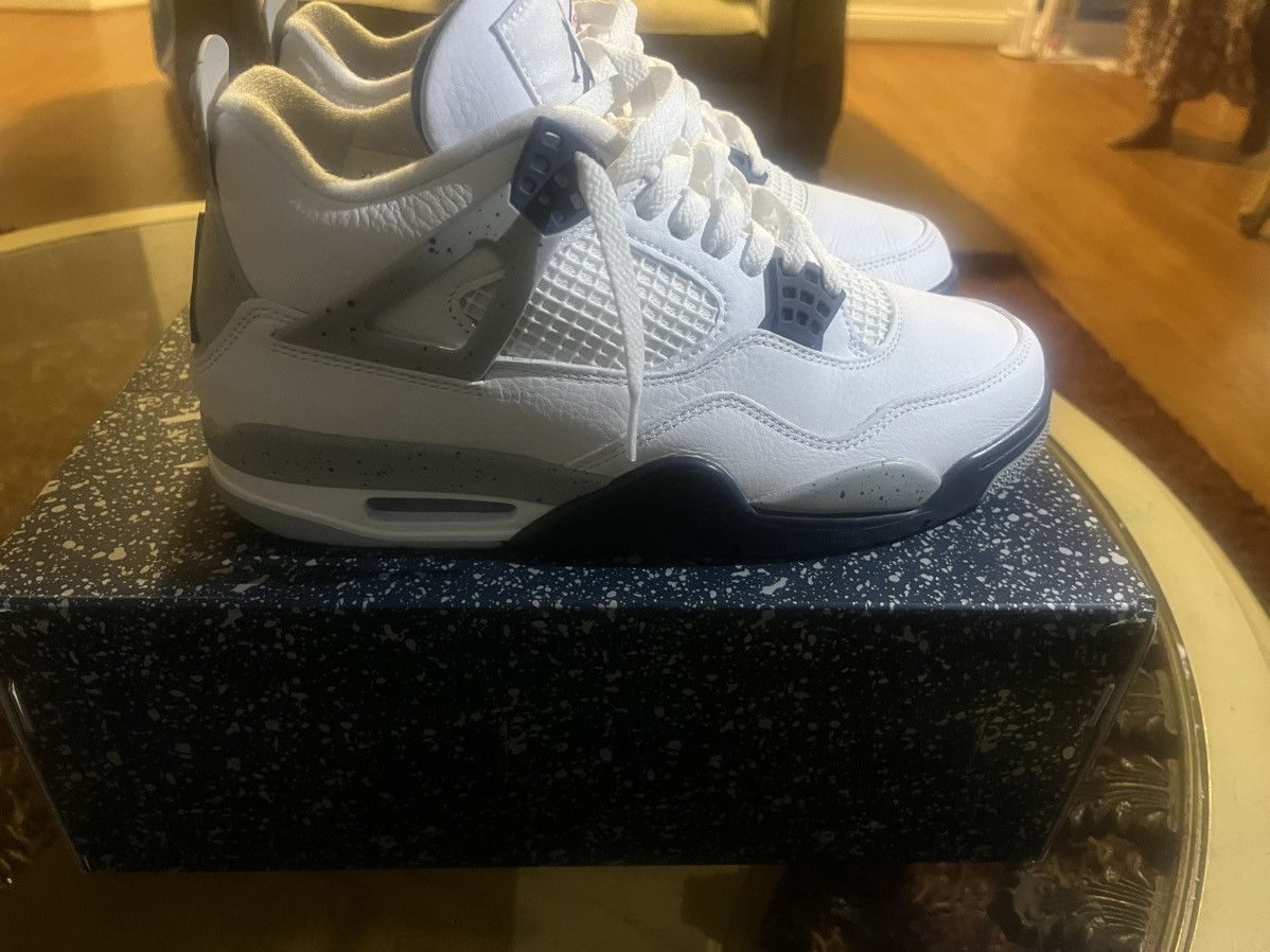 Jordan Brand Jordan 4 navy blue Size US 9.5 / EU 42-43 - 9 Thumbnail