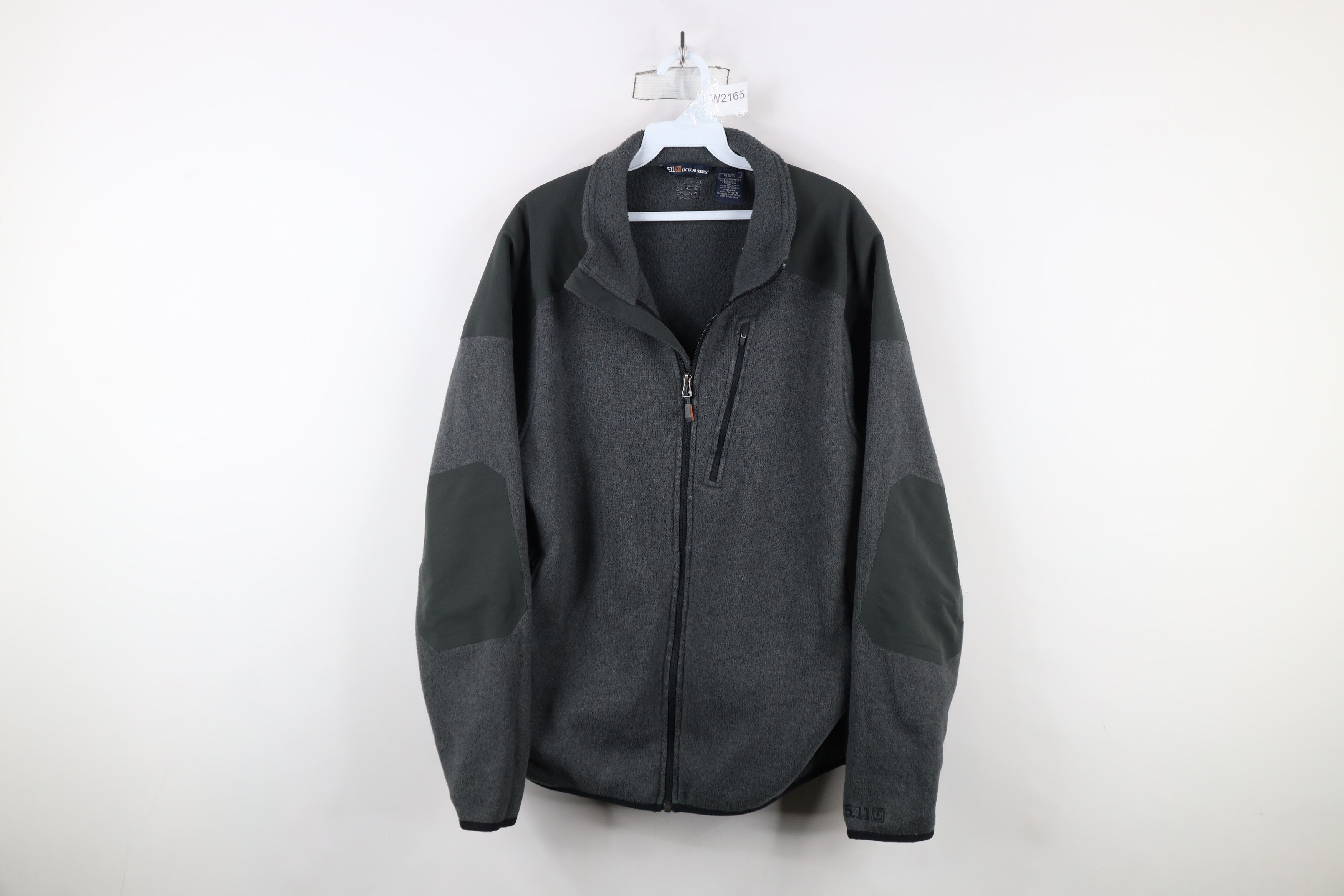 Vintage 5.11 Tactical Series Full Zip Fleece Sweater Jacket Gray Size US L / EU 52-54 / 3 - 1 Thumbnail