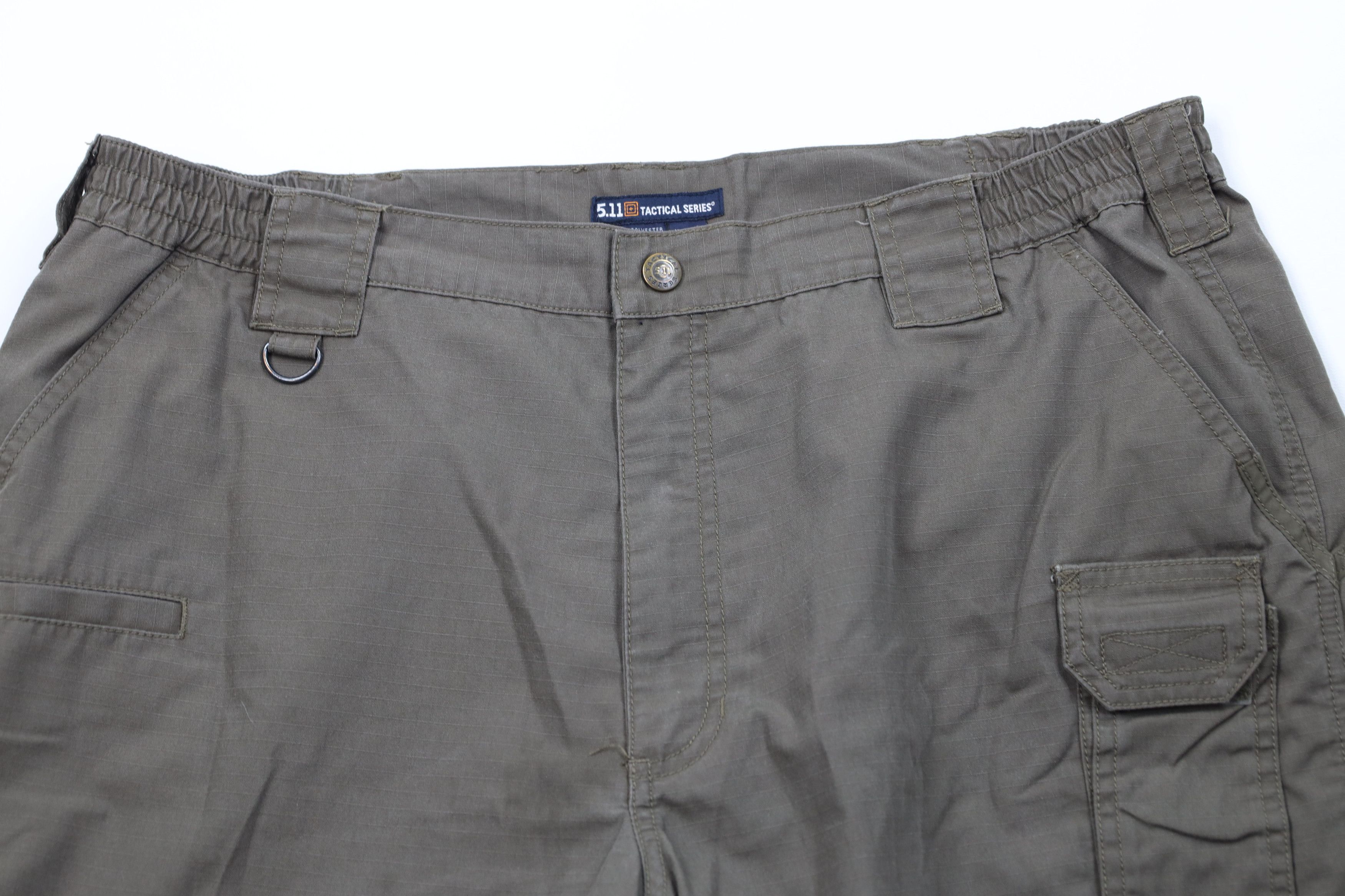 Vintage 5.11 Tactical Series Uniform Cargo Shorts Olive Green Size US 38 / EU 54 - 2 Thumbnail