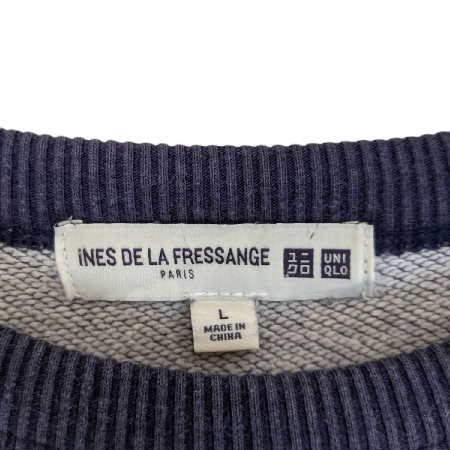 Japanese Brand × Uniqlo UNIQLO x Ines De La Fressange Reverse Weave Style Jumper Size M / US 6-8 / IT 42-44 - 7 Thumbnail
