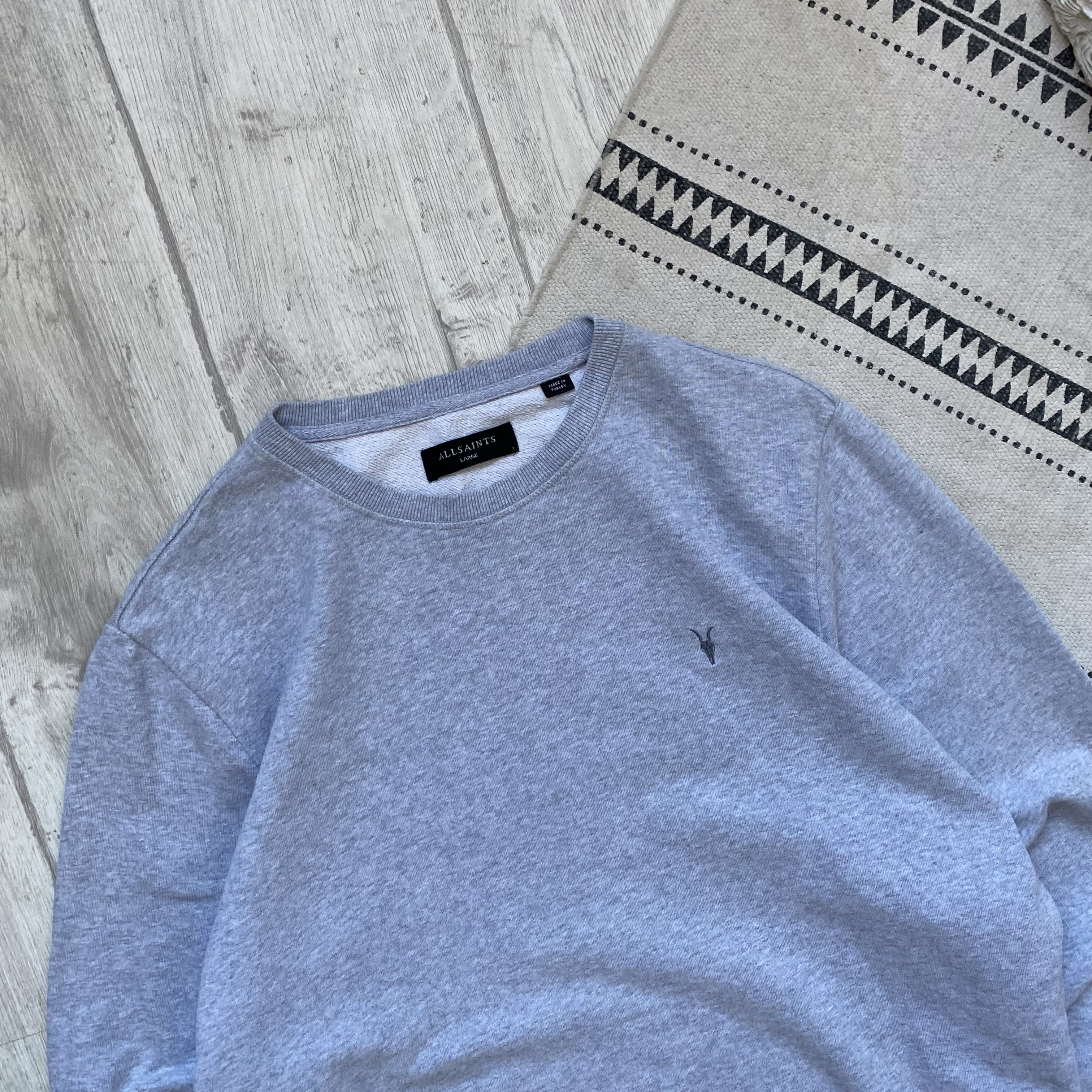 Allsaints Designer Allsaint sweatshirt Crewneck mini logo Size US L / EU 52-54 / 3 - 2 Thumbnail
