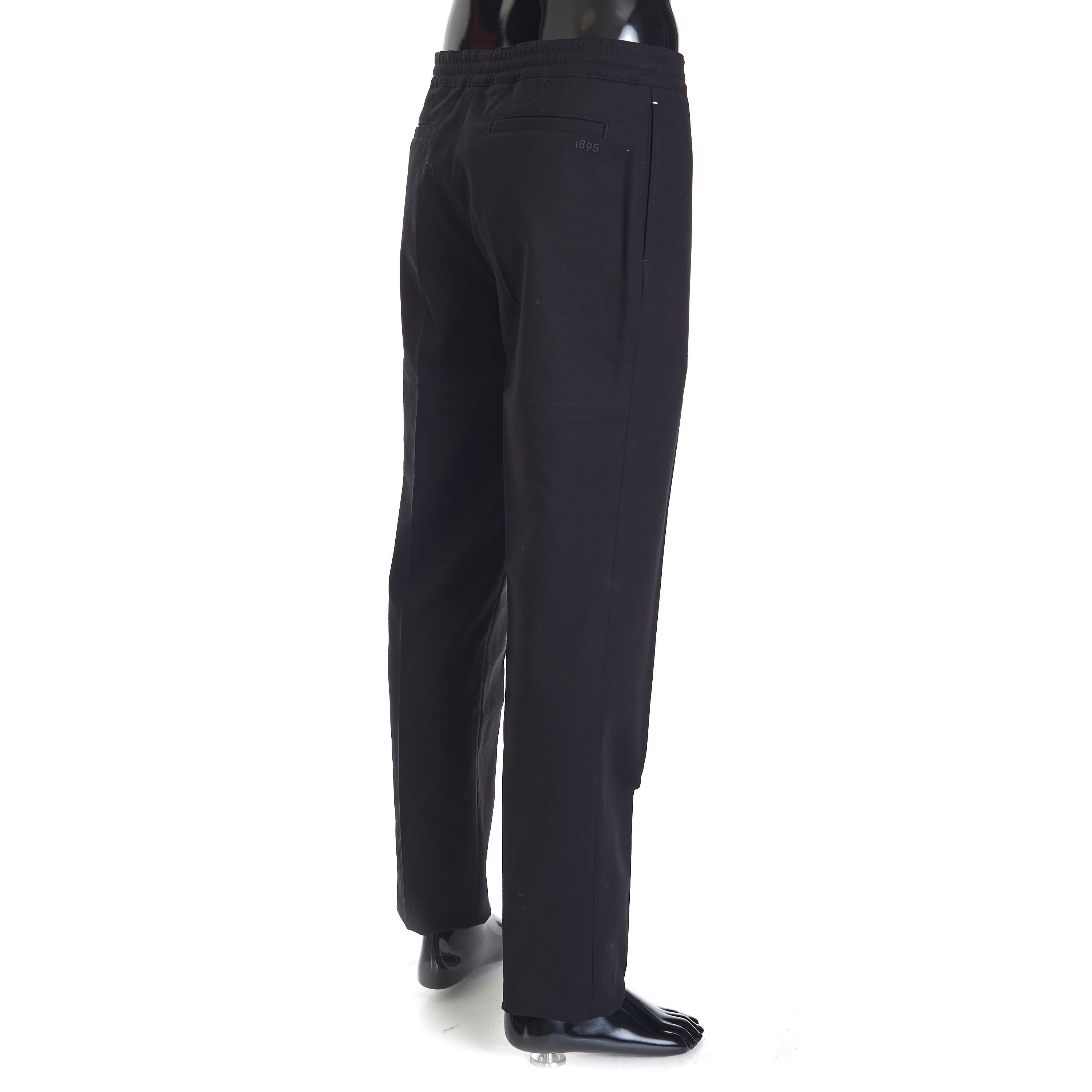 Berluti Drawstring Trousers In Black Cotton Size US 30 / EU 46 - 5 Thumbnail