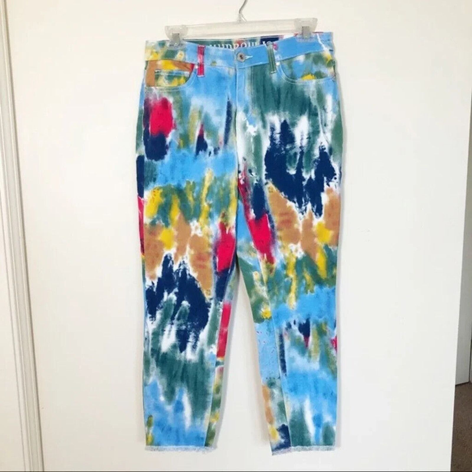 Other HYDRAULIC MURRAY TIE DYE SPLATTER CROPPED SKINNY JEANS SZ 8 Size 30" / US 8 / IT 44 - 3 Thumbnail