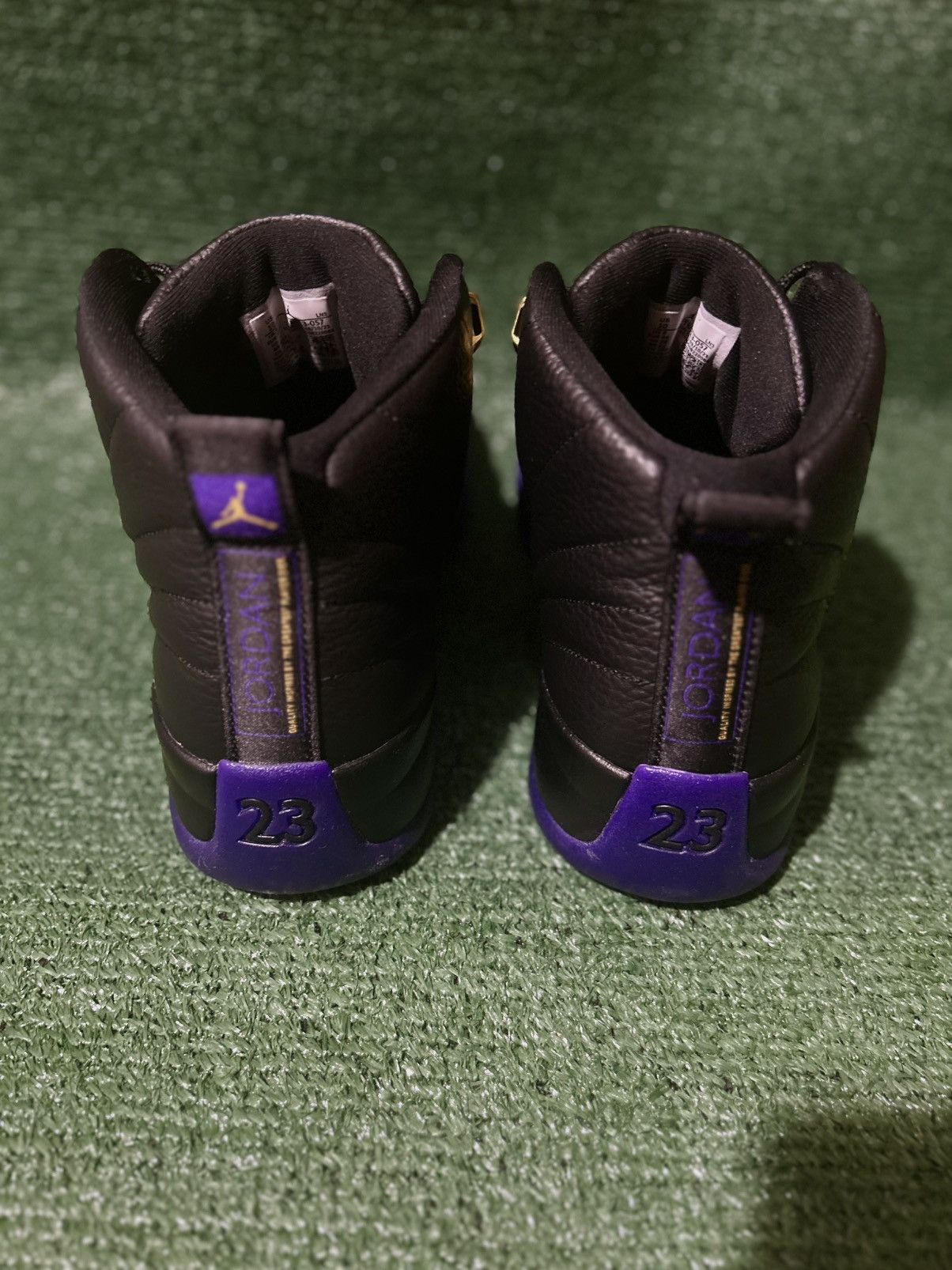 Jordan Brand Jordan 12 Retro Black/Field Purple Size US 10 / EU 43 - 4 Thumbnail