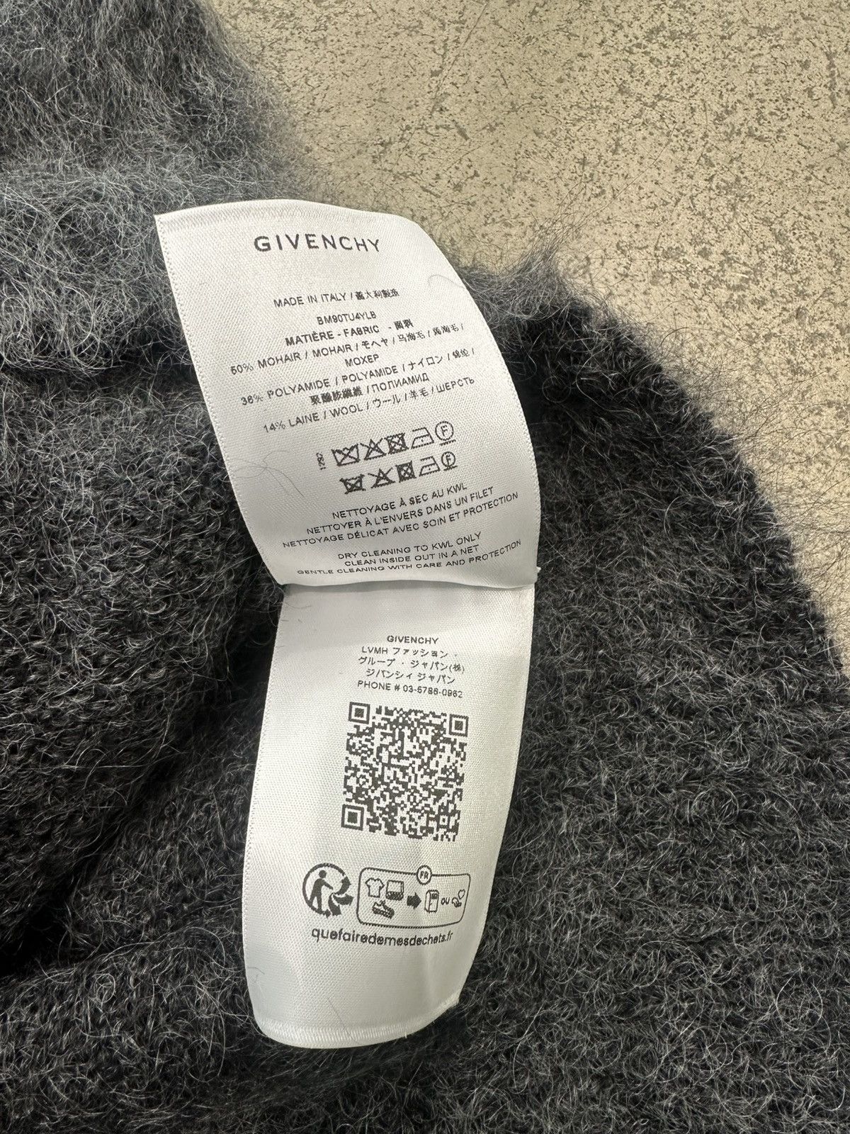 Givenchy GIVENCHY - Maison GIVENCHY sweater in mohair Size US M / EU 48-50 / 2 - 5 Thumbnail